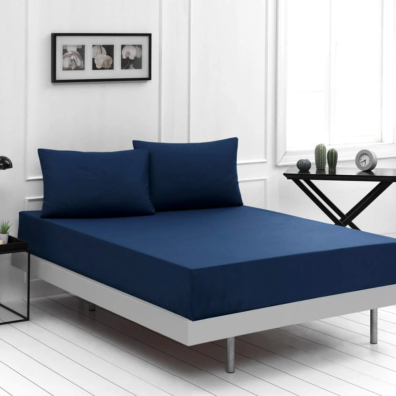 Beauty Home Σεντόνι μονό μονόχρωμο Art 1999 170x260 Μπλε Beauty Home