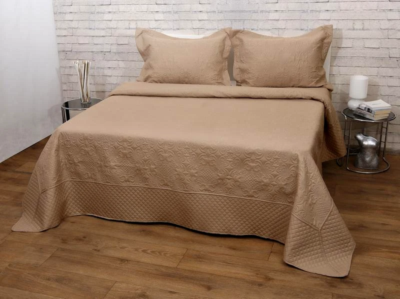 Anna Riska Anna Riska Σετ Κουβερτώριο Υπέρδιπλο 220x240 Olivia Beige