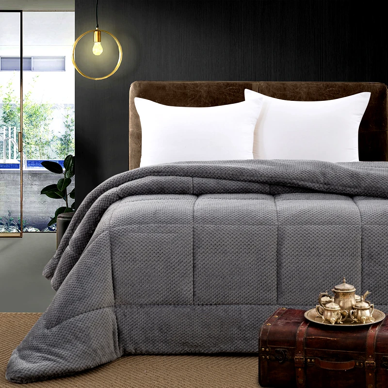 Beauty Home Κουβερτοπάπλωμα υπέρδιπλο Art 11523 220x240 Γκρι Beauty Home