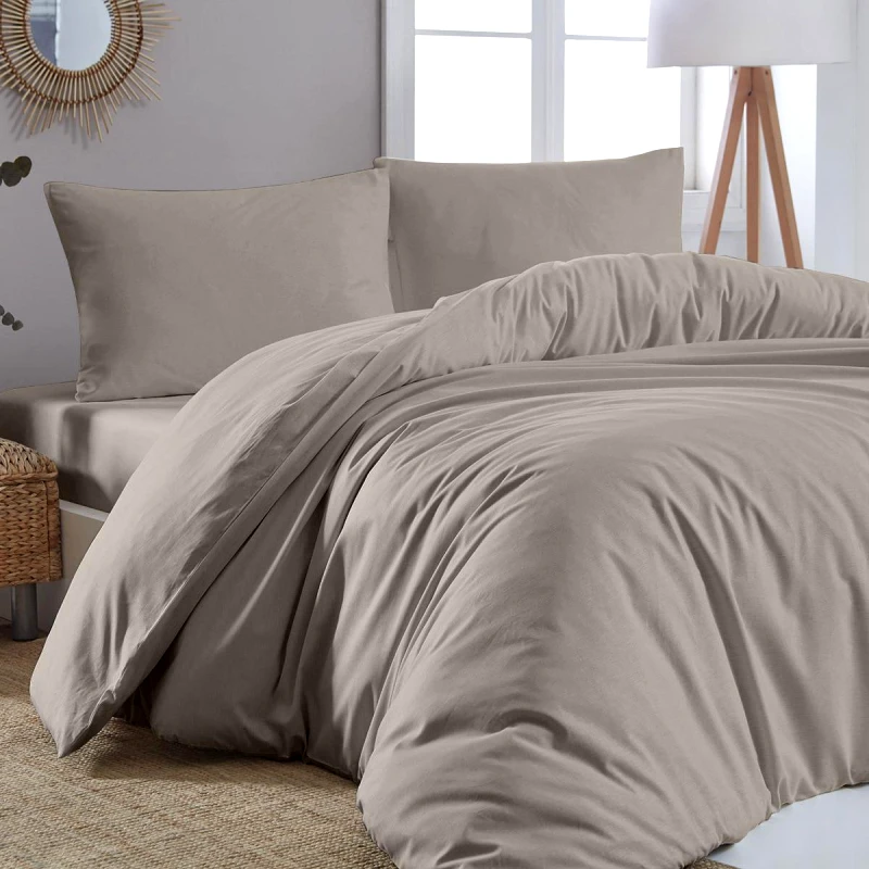 Beauty Home Πάπλωμα υπέρδιπλο μονόχρωμο Art 1999 220x240 Μπεζ Beauty Home