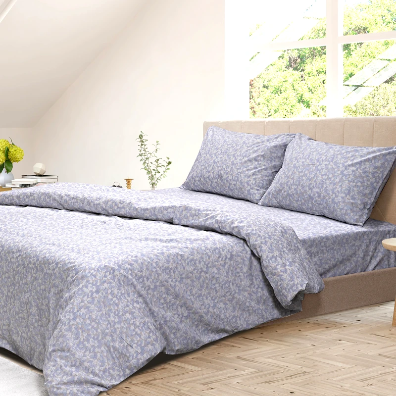 Beauty Home Σετ σεντόνια μονά με λάστιχο Brandy Art 12075 100x200+30 Εμπριμέ Beauty Home