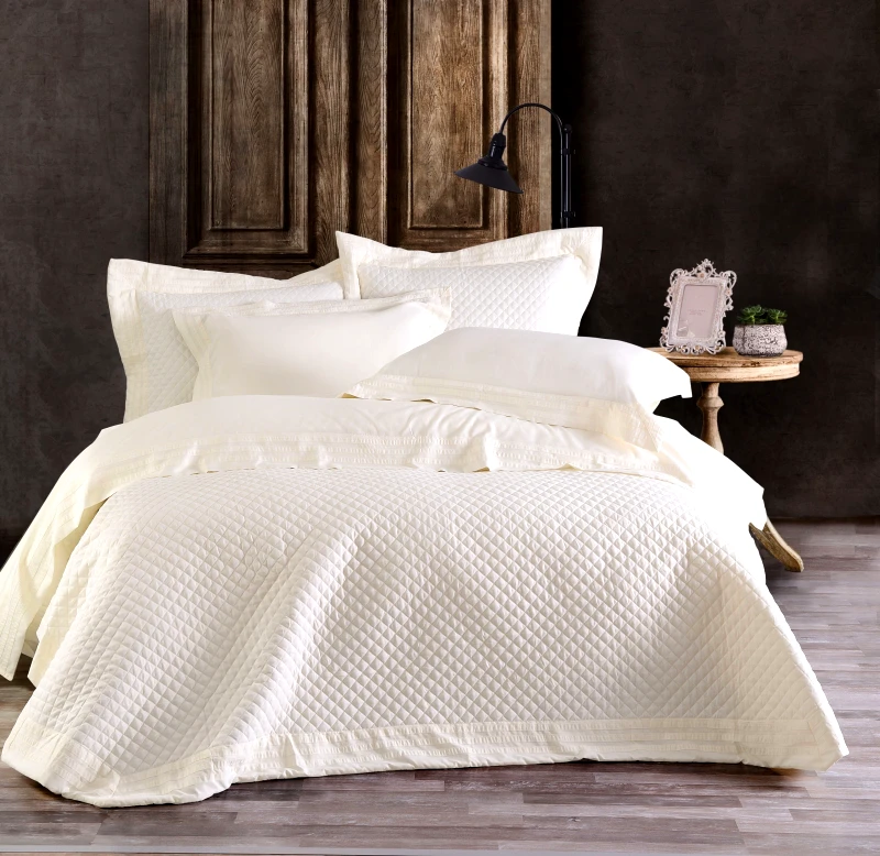 Rythmos Rythmos Klelia - Σετ Κουβερλι Εκρου Σετ 7 Τεμαχια (1 235X250, 2 240X260, 4 50X70)