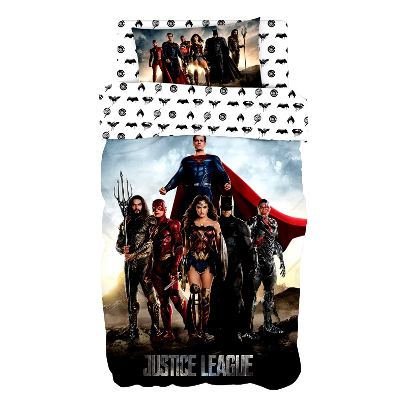 Beauty Home Σετ σεντόνια μονά Art 6186 Justice League 165x250 Εμπριμέ Beauty Home