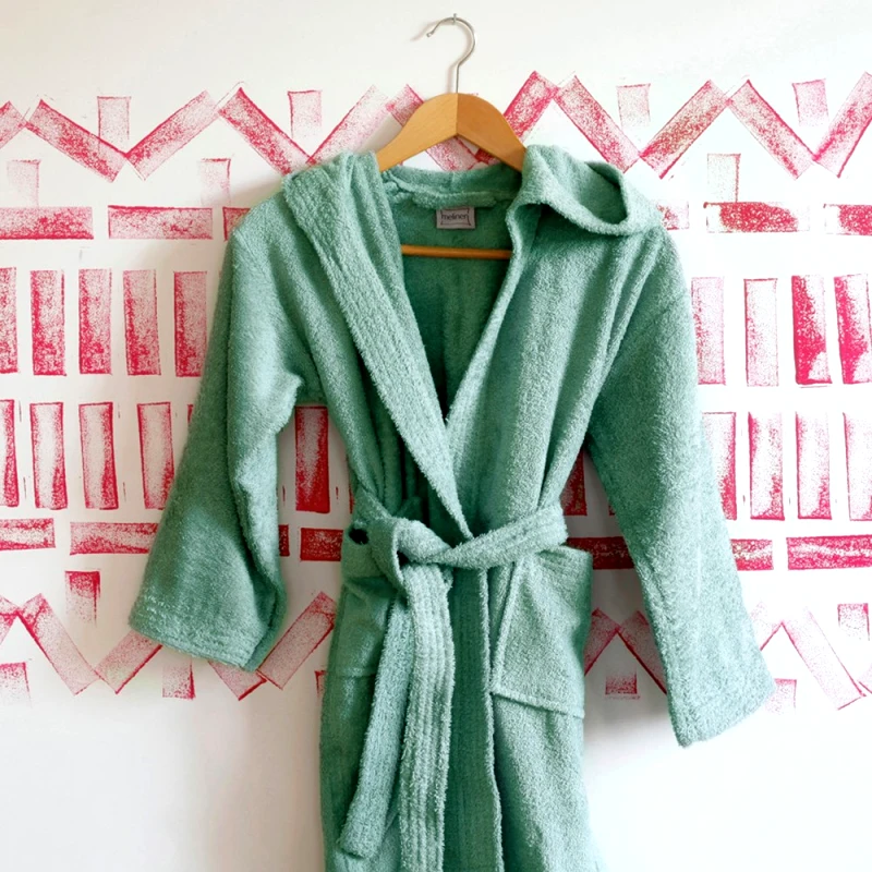 Melinen Home Melinen Home Μπουρνουζι Ενηλικων Liberty Dark Aqua Xlarge XL