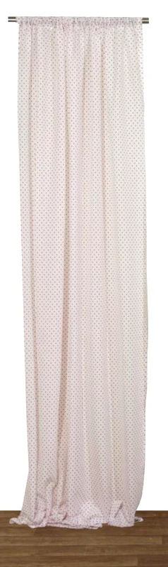 Viopros Viopros Κουρτίνα με Τρέσα 140x270 Κονφετί Κόκκινο