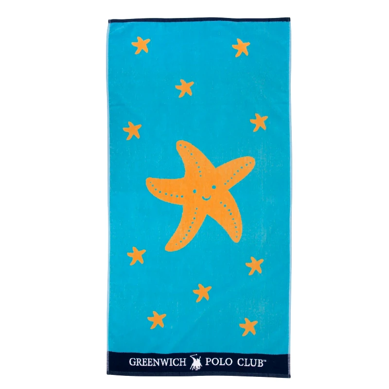 Greenwich Polo Club Greenwich Polo Club Πετσετα Θαλασσησ 70Χ140 3893 Γαλαζιο - Πορτοκαλι Γαλαζιο - Πορτοκαλι