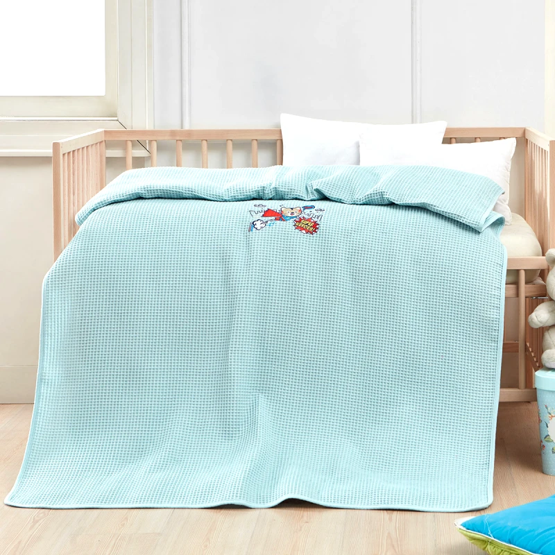 Beauty Home Κουβέρτα πικέ με κέντημα Art 5307 110X150 Γαλάζιο Beauty Home