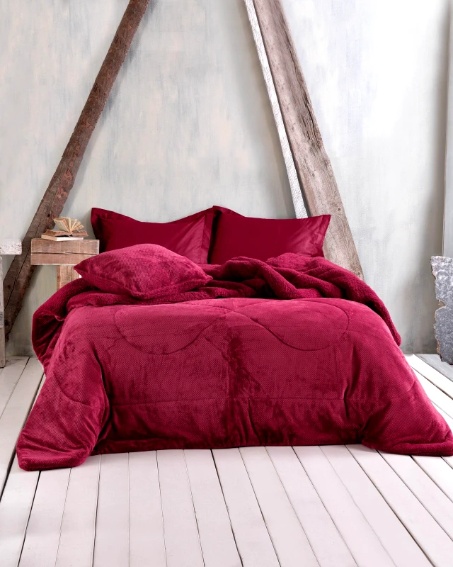 Rythmos Rythmos Alvaro Μπορντο - Κουβερτοπαπλωμα 50X50 Burgundy