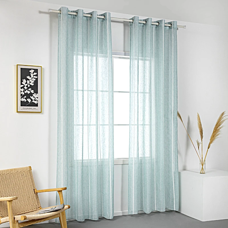 Beauty Home Κουρτίνα γάζα με σενίλ και 8 μεταλικούς κρίκους Art 8441 140x270 Βεραμάν Beauty Home