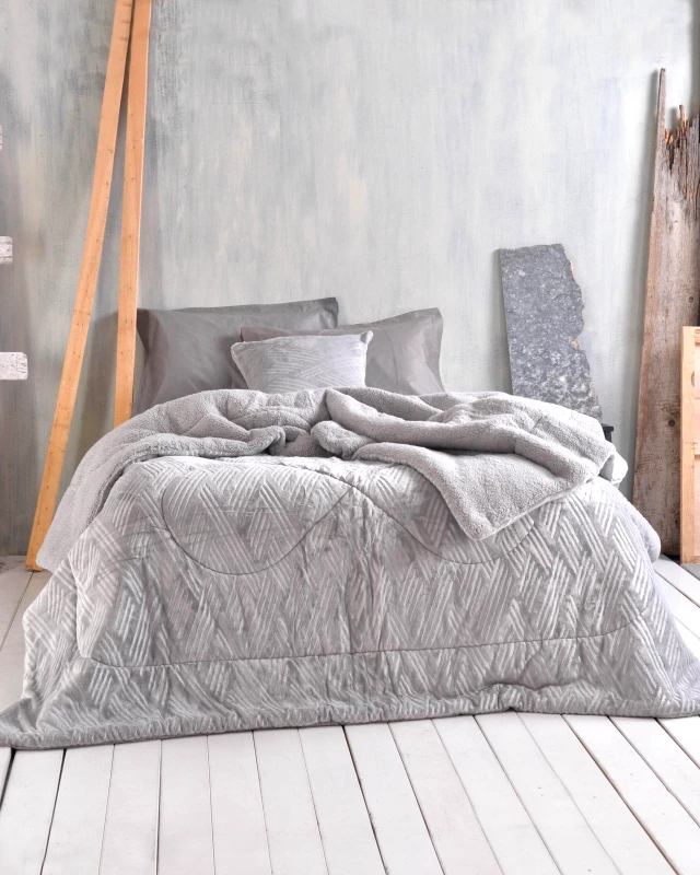 Rythmos Rythmos Lotus Γκρι - Κουβερτοπαπλωμα 50X50