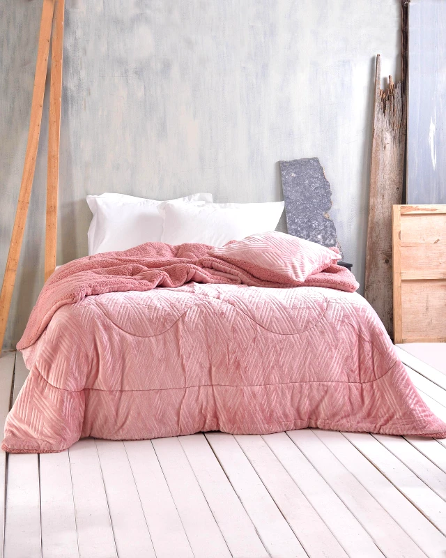 Rythmos Rythmos Lotus Ροζ - Κουβερτοπαπλωμα 50X50