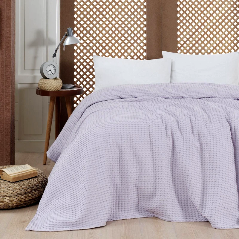 Beauty Home Πικέ μονή waffle Art 1990 Lilac 170x240 Λιλά Beauty Home