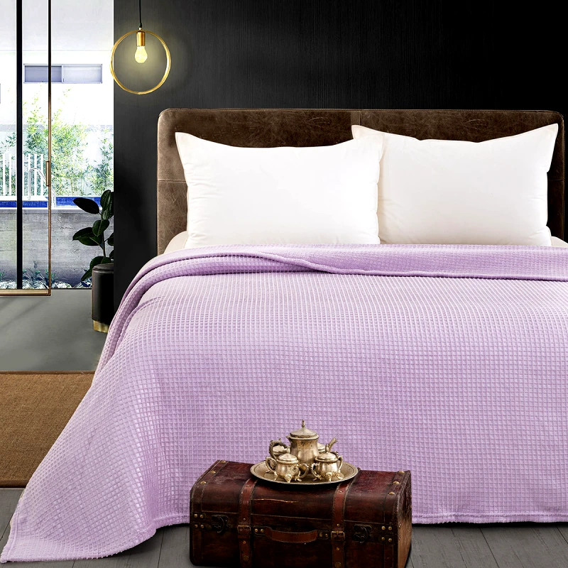 Beauty Home Κουβέρτα Μονόχρωμη Μονή Fleece Art 11553 160×220 Λιλά Beauty Home