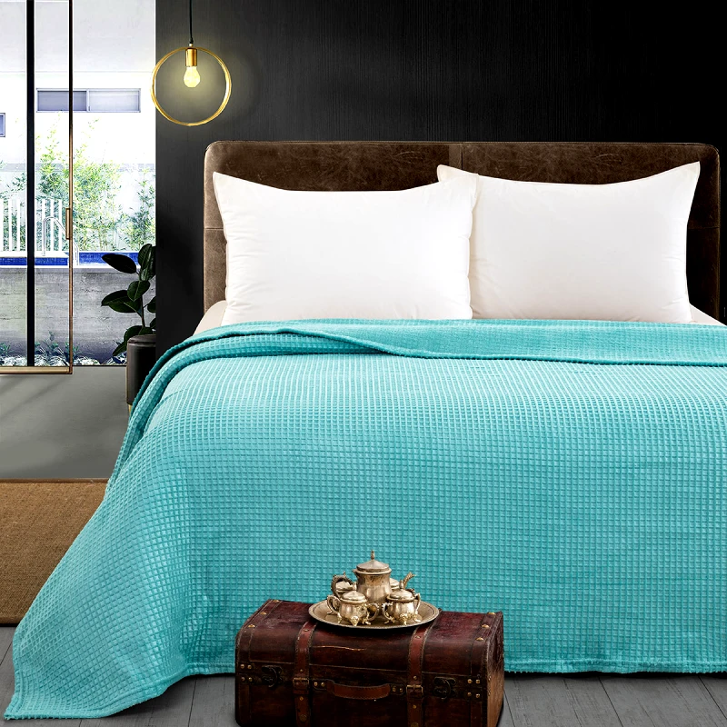 Beauty Home Κουβέρτα Μονόχρωμη Μονή Fleece Art 11554 160×220 Τυρκουαζ Beauty Home