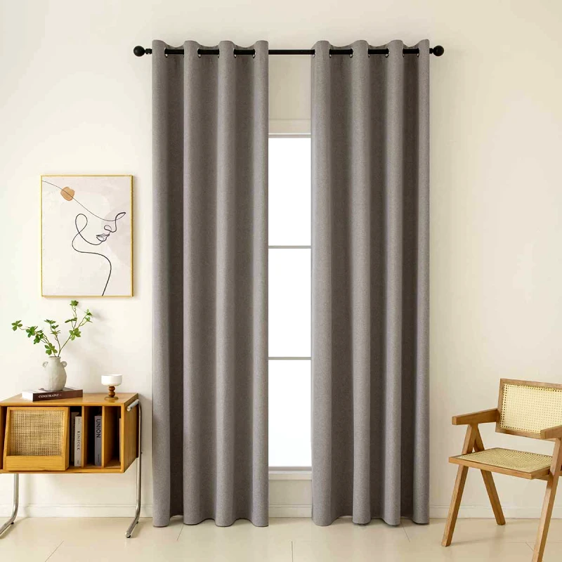 Beauty Home Κουρτίνα Full Blackout Σκίασης Με 8 Κρίκους Total Art 8446 140×270 Αμέθυστος Beauty Home