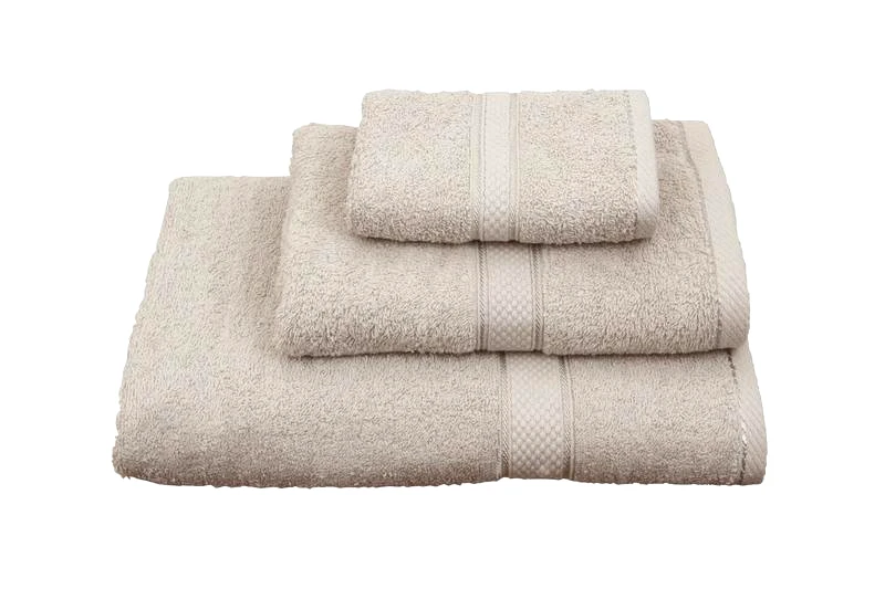 Viopros Viopros Πετσέτα Σώματος 70x140 Classic Γκρι Ανοιχτό