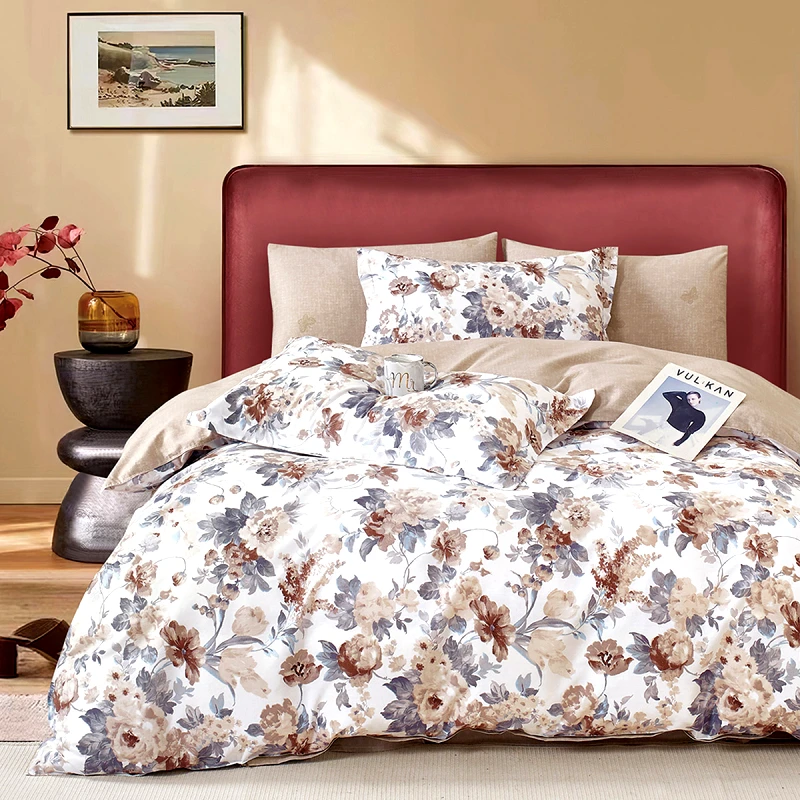 Beauty Home Σετ πάπλωμα υπέρδιπλο Art 12603 Claudio 220x240 Μπεζ,Γκρι Beauty Home