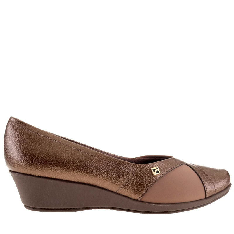 Piccadilly PICCADILLY Ροκάκι Πλατφόρμα 35-41 - Μπρονζέ
