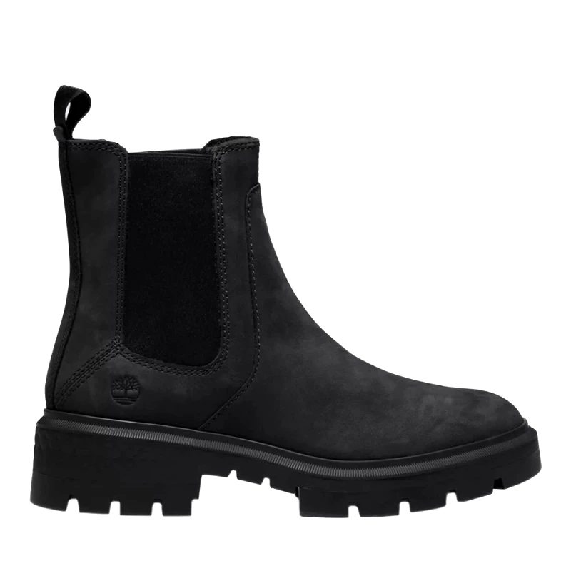 Timberland TIMBERLAND Cortina Valley Chelsea Μποτάκι 36-41 - ΜΑΥΡΟ