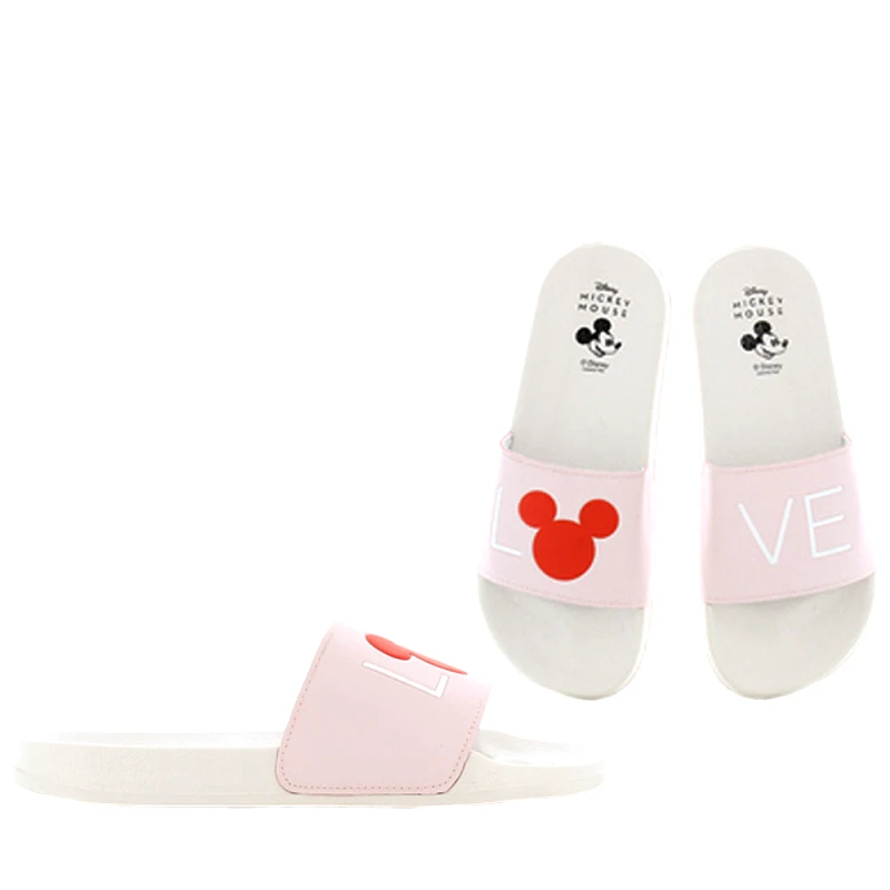 Disney MICKEY MOUSE Twin Σαγιονάρα 30-41 - ΛΕΥΚΟ/ΡΟΖ