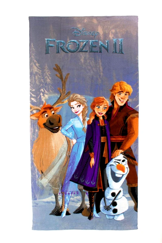 DimCol Πετσέτα Θαλάσσης Παιδική Microfiber 70x140εκ. Frozen 89 Lilac Disney DimCol