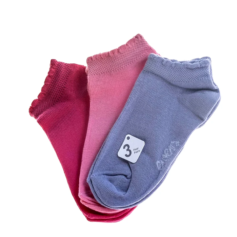 Childrenland EWERS Κάλτσες Σετ 3 23-42 - ΦΟΥΞΙΑ/ΡΟΖ/ΛΙΛΑ