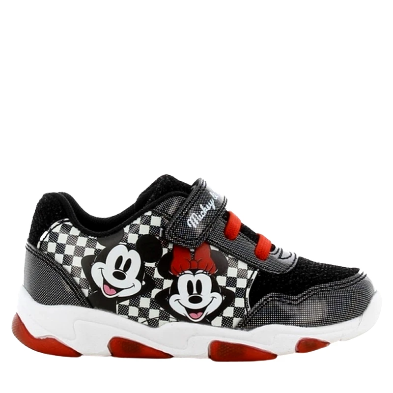 Mickey Mouse MICKEY MOUSE Αθλητικό με Φωτάκι 24-30 - ΜΑΥΡΟ - MK004485/02