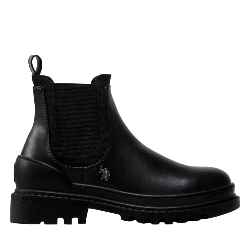 US Polo US POLO BRUNA008 Chelsea 36-41 - ΜΑΥΡΟ
