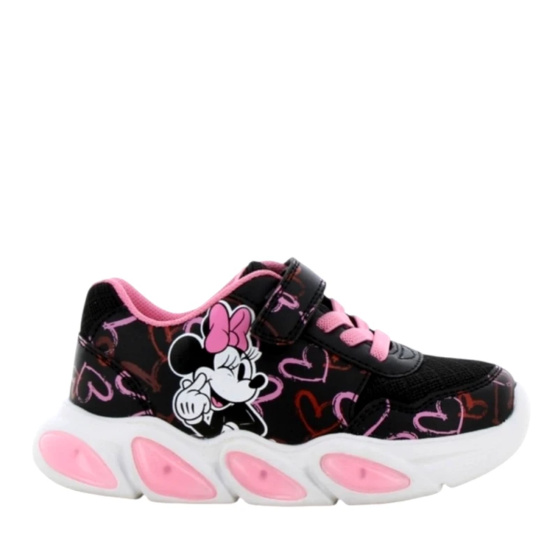 Minnie Mouse MINNIE MOUSE Αθλητικό με Φωτάκι Led 24-32 - ΜΑΥΡΟ