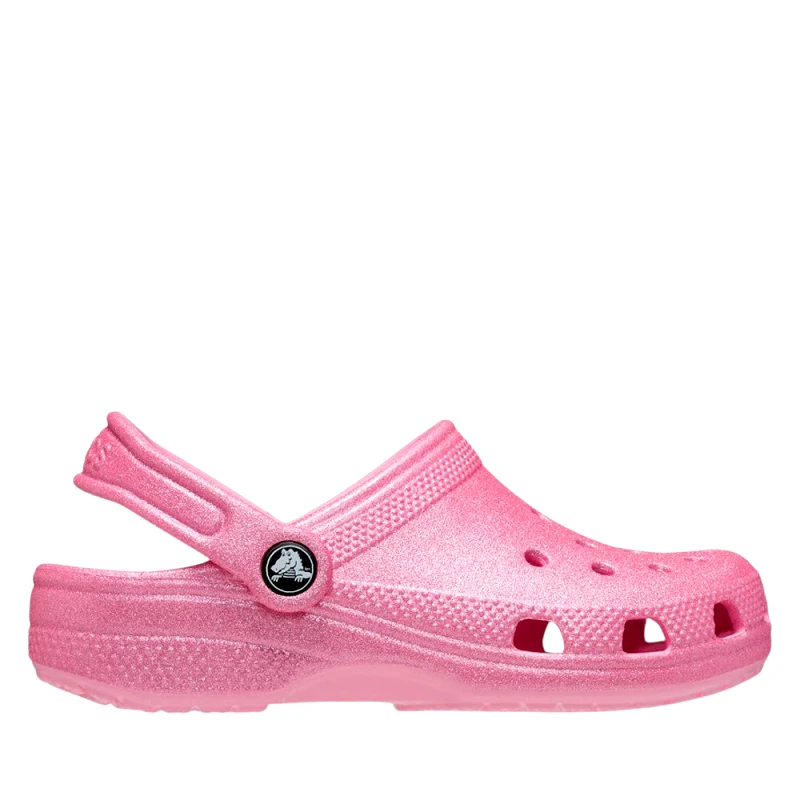 Crocs CROCS Classic Glitter Clog K 22-28 - Ροζ