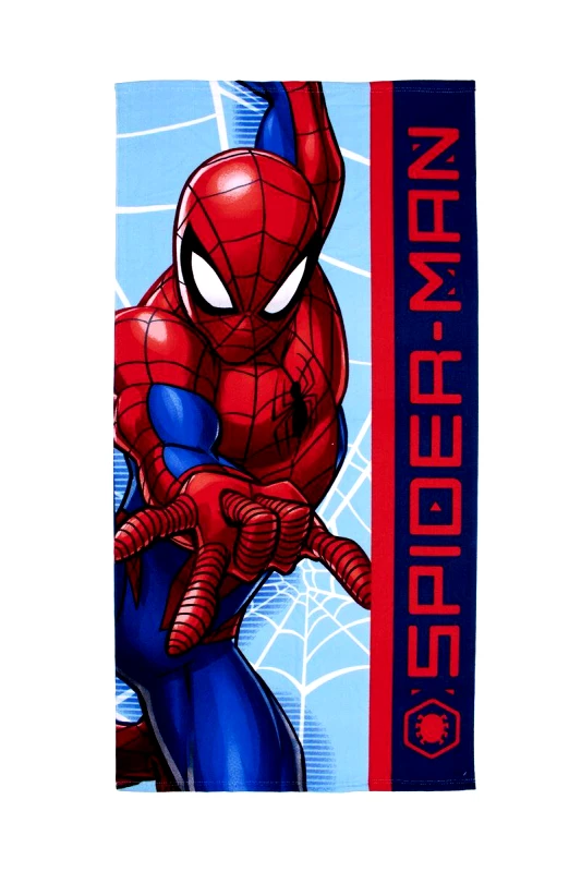 DimCol Πετσέτα Θαλάσσης Παιδική Microfiber 70x140εκ. Spiderman 41 Sky Blue Marvel DimCol