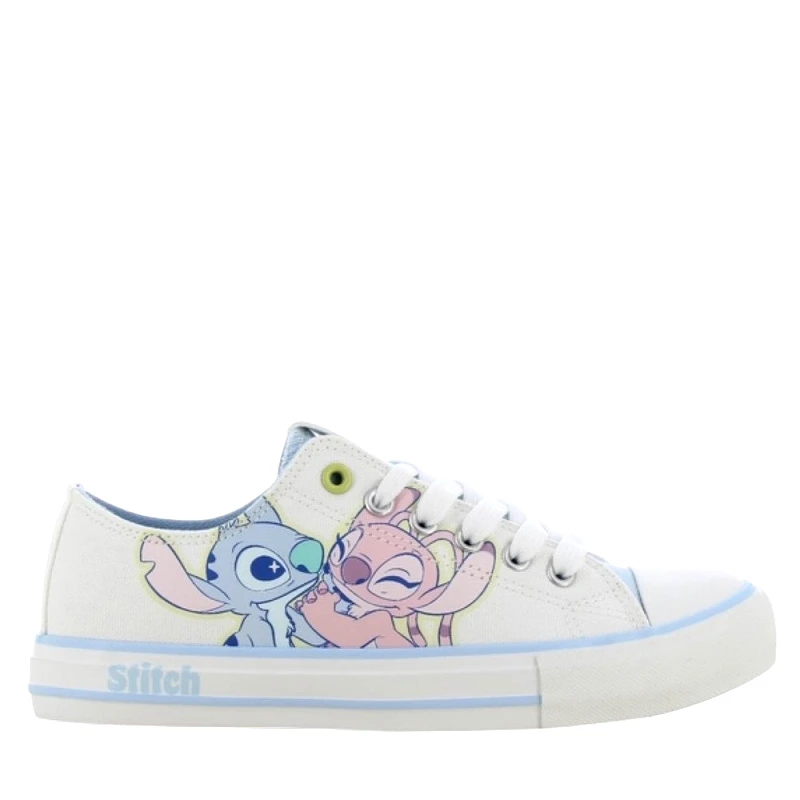 Lilo&amp;Stitch LILO &amp; STITCH Πάνινο Sneaker 30-39 - Λευκό