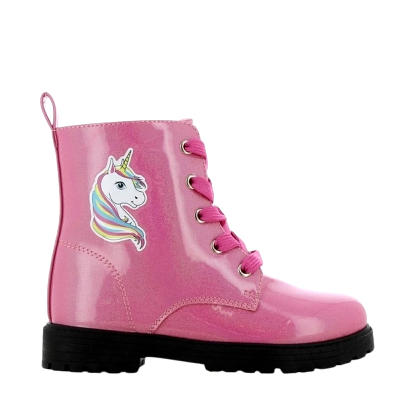 Unicorn Magic UNICORN MAGIC Μποτάκι Martens 24-32 - ΡΟΖ/ΦΟΥΞΙΑ
