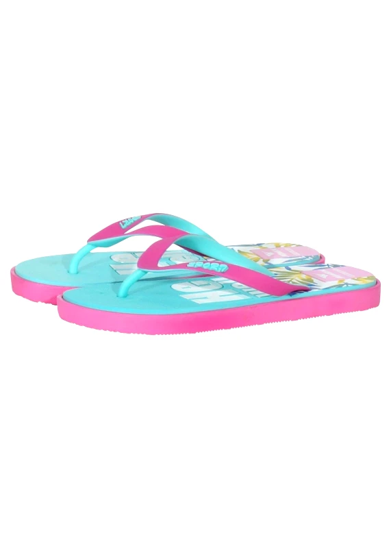 gsecret Γυναικεία σαγιονάρα flip-flop logo HE WELL. Summer Collection ΜΕΝΤΑ