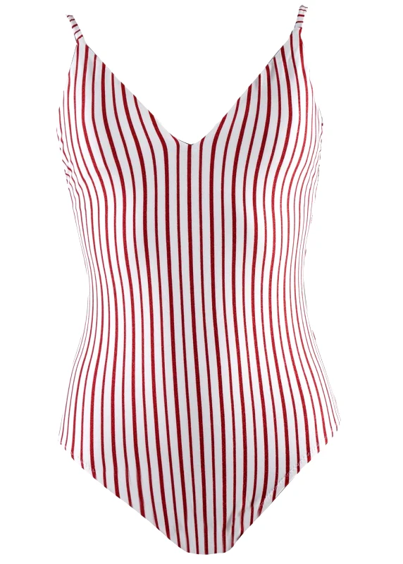 gsecret Γυναικείο ολόσωμο lurex μαγιό με ενίσχυση. Καλύπτει B & C cup ΜΠΟΡΝΤΩ