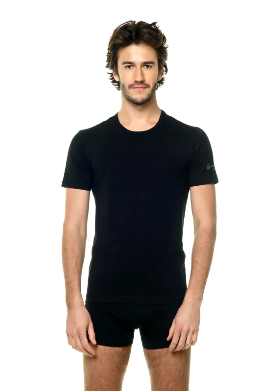 Sergio tacchini Φανέλα Βαμβακερη SERGIO TACCHINI. ΜΑΥΡΟ