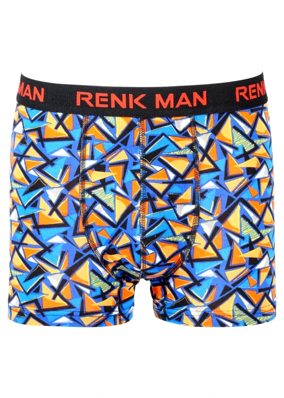 gsecret Ανδρικό boxer all print εξωτερικές ραφές MULTI COLOUR