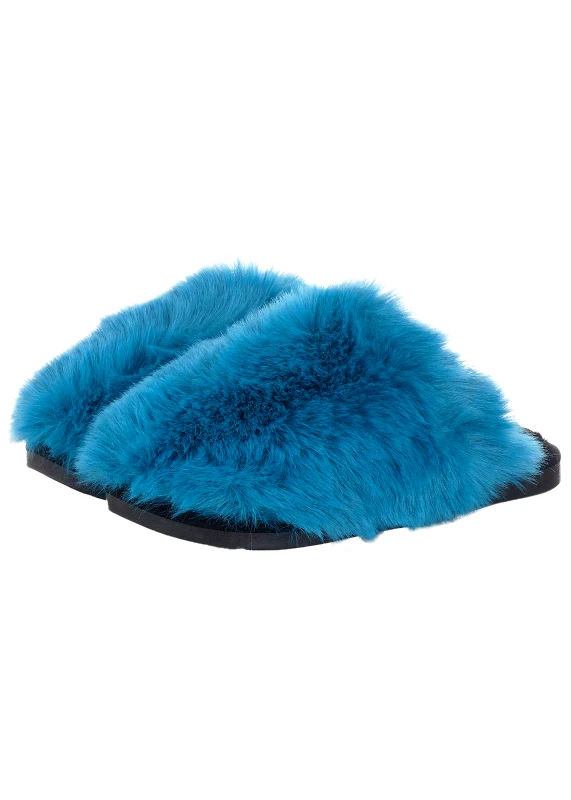 gsecret Γυναικεία παντόφλα fluffy αντιολισθητικός πάτος ΠΕΤΡΟΛ