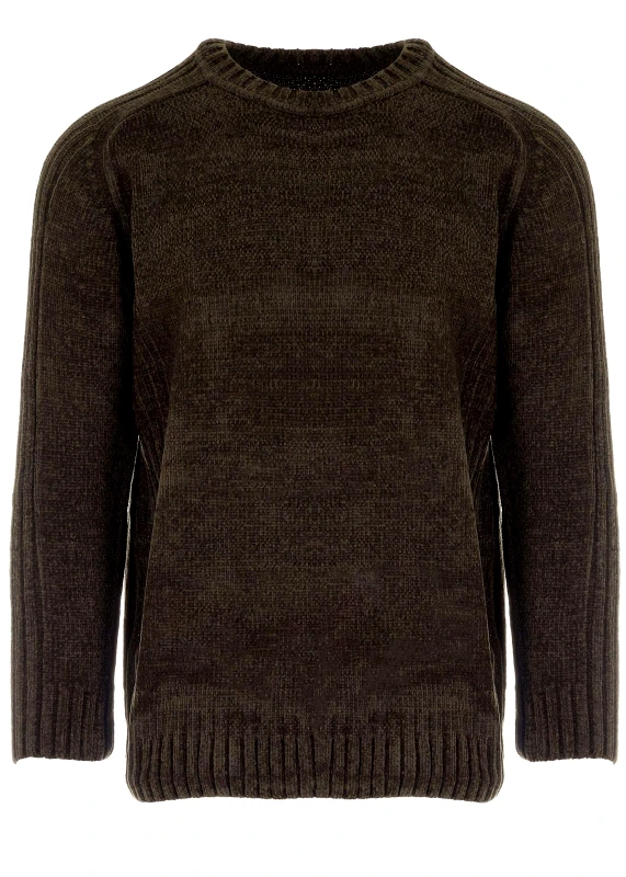 gsecret Ανδρικό πουλόβερ senil λαιμόκοψη reglan μανίκι ΛΑΔΙ