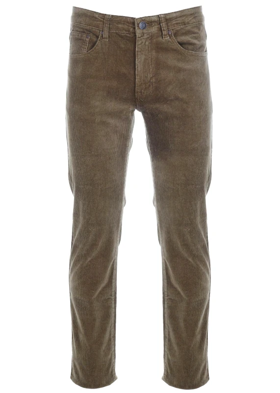 gsecret Ανδρικό κοτλέ παντελόνι straight γραμμή.Casual Style ΚΑΜΕΛ