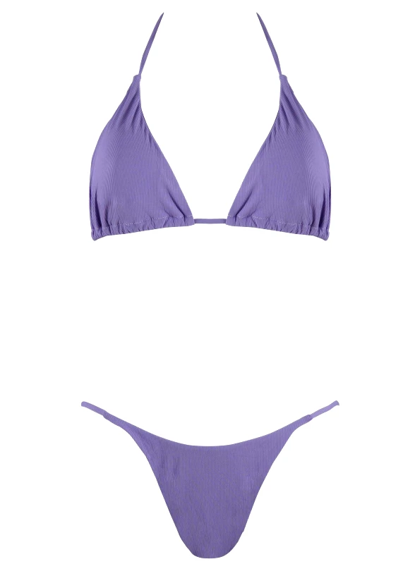 gsecret Σέτ τρίγωνο μογιό αποσπώμενη ενίσχυση bikini brazilianne. Καλύπτει B Cup. ΛΙΛΑ