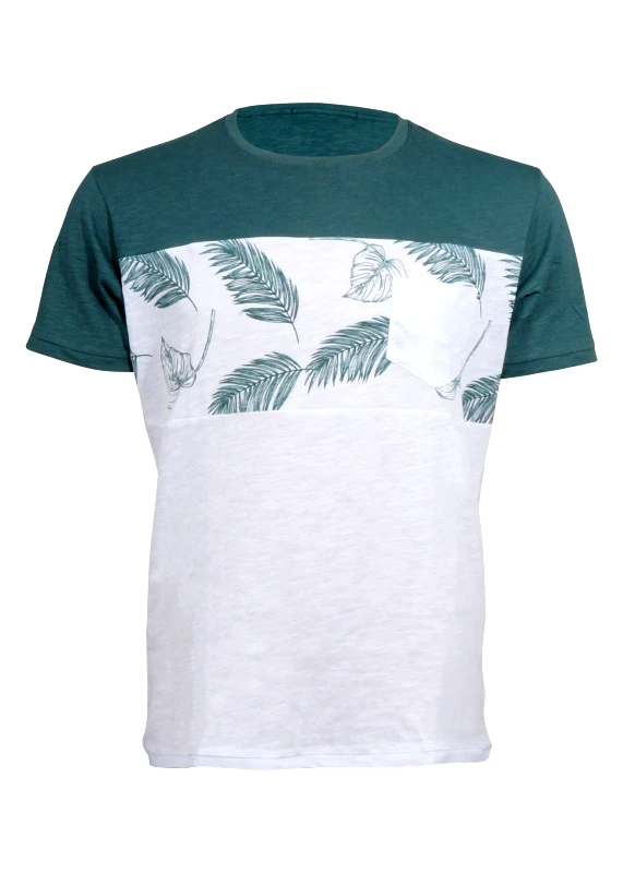 DSplay Ανδρικό tshirt dsplay λαιμόκοψη τσεπάκι. Street Style ΧΑΚΙ