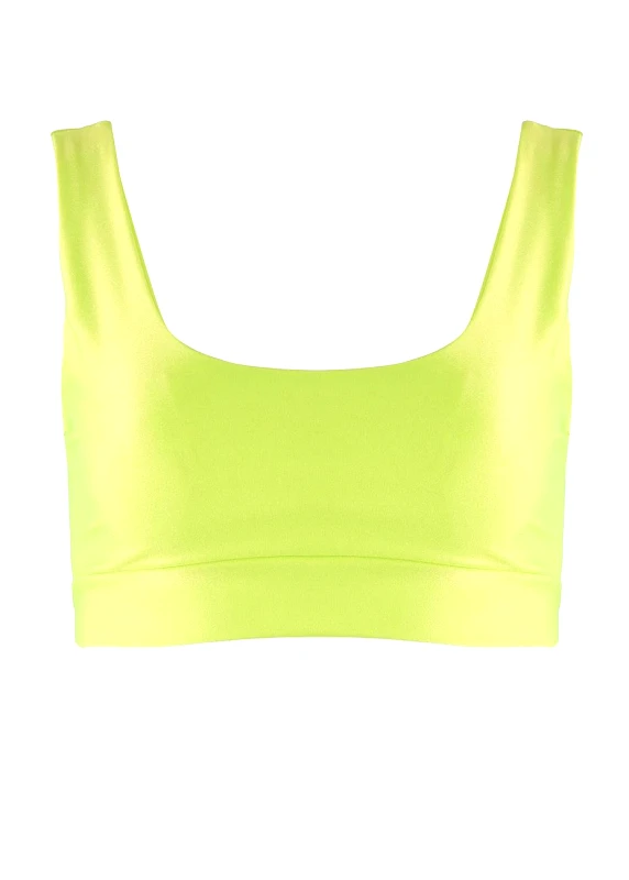 gsecret Γυναικείο top χωρίς ενίσχυση. Basic collection. ΚΙΤΡΙΝΟ
