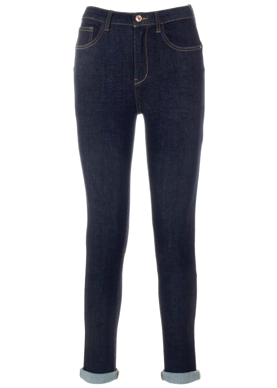 gsecret Γυναικείο ψηλόμεσο skinny jean push up JEAN