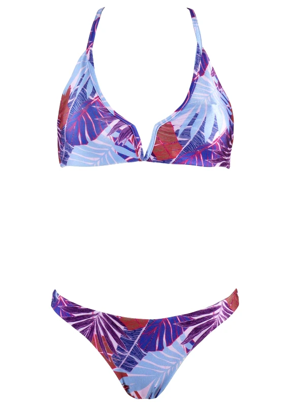 gsecret Σέτ μαγιό αποσπώμενη ενίσχυση χιαστί πλάτη bikini ψηλόμεσο παρτό. Καλύπτει B Cup. ΜΩΒ