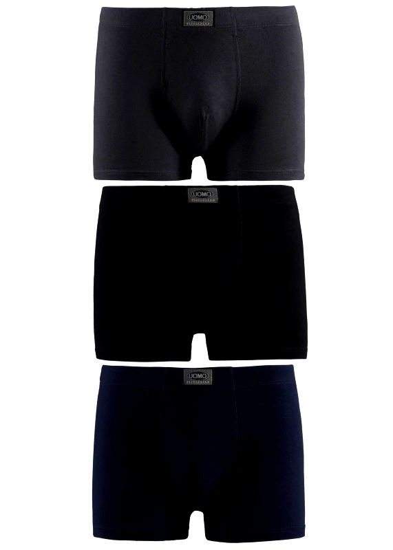 UOMO Αντρικό boxer Cotton εσωτερικό λάστιχο. Συσκευασία 3pack MULTI COLOUR