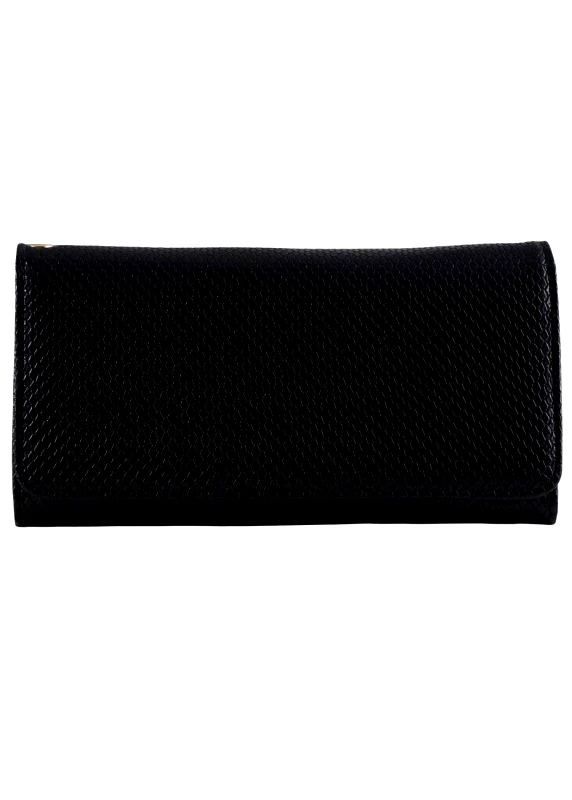 gsecret Γυναικείο πορτοφόλι δερματίνη snake print.Elegance style ΜΑΥΡΟ