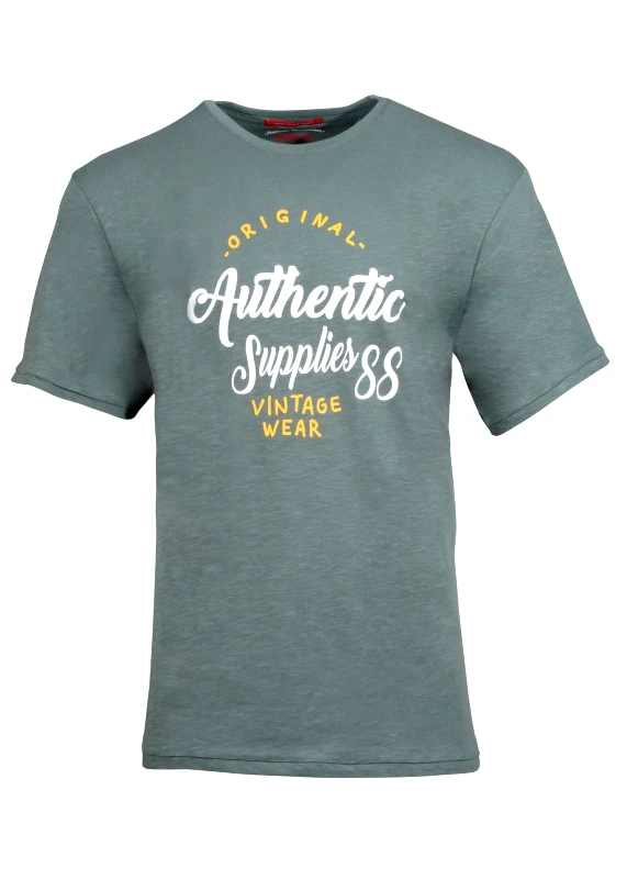 DSplay Ανδρικό tshirt dsplay λαιμόκοψη στάμπα. Oversize Collection. ΜΕΝΤΑ