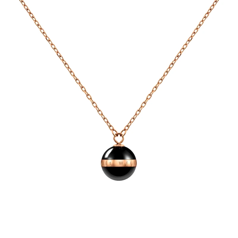 Daniel Wellington Jewellery DANIEL WELLINGTON Elan Aspiration Κολιέ από ανοξείδωτο ατσάλι Black & Rose Gold DW00400156