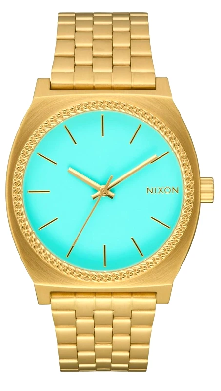 Nixon NIXON Time Teller - A045-5345-00, Gold case with Stainless Steel Bracelet